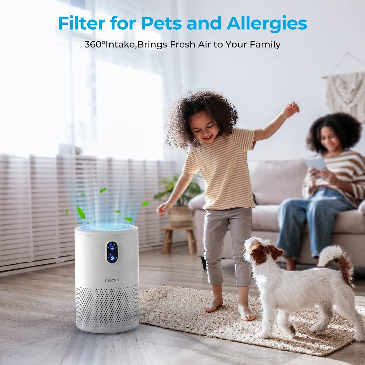 Official Certified Replacement HEPA Filter for B-D02L/B-D02 Air Purifier (2-PACK)