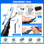 96 Pcs 3D Printer Tool Kit with Deburring Tool for FDM/SLA Printers | 3D Printer Accessories Includes Nozzle