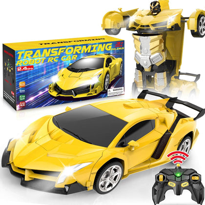 Remote Control Car - Transform Robot RC Cars, Toys for Ages 5-7, Kids Toys, 4 Year Old Boy Toys, Toys for 3 4 5 6 7 8