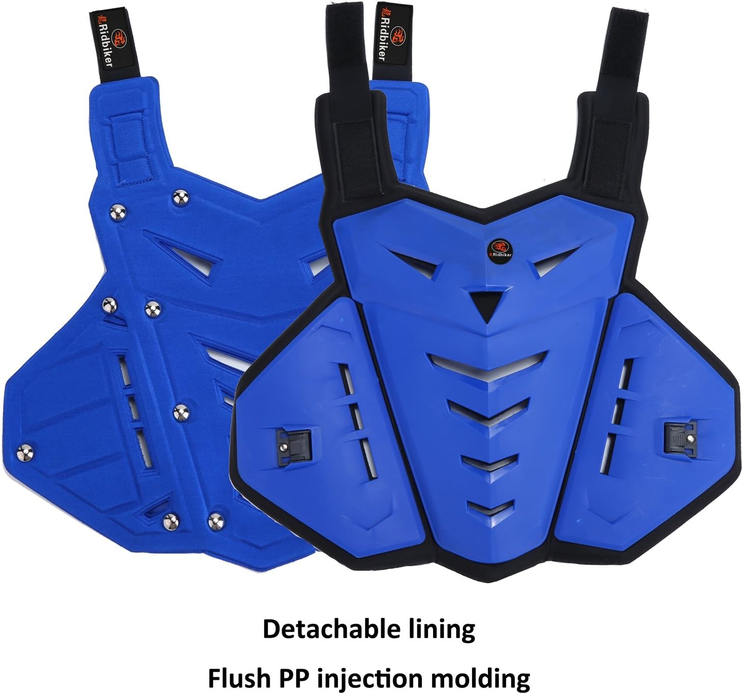 Motorcycle Body Armor Vest Dirt Bike Gear, Chest Protector Motocross Gear Motorcycle Chest Back Protector for Men