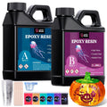34oz Crystal Clear Epoxy Resin, Casting Resin for Beginners | 2 Part Resin and Hardener for Crafts, Bubble Free & Low