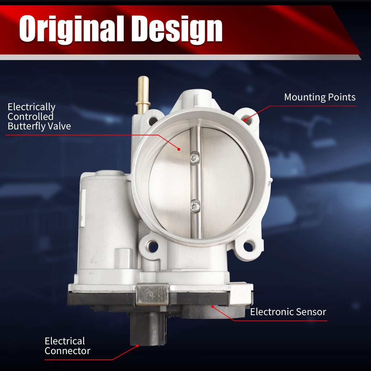MACAX Electronic Throttle Body Assembly 12694872 67-3022 TB1073