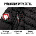 Mens Puffer Jacket - Packable, Lightweight Winter Coat