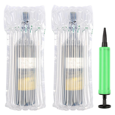 Wine Bottle Protector Travel Bags, 36 Pack Inflatable Air Column Packaging Bubble Cushion Wrap for Suitcase Luggage