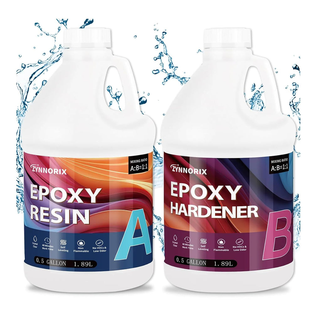 Resin Epoxy 1 Gallon,3×UV Resistant,Self Levefing, Best for DIY, Art, River Table, Wood, Flower, Molds