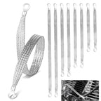 8pcs Ground Straps, 10/13/15/20 inch Grounding Strap (Silver-Thicken)