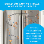 Magnetic Marble Run 150-Piece Building Set for Kids