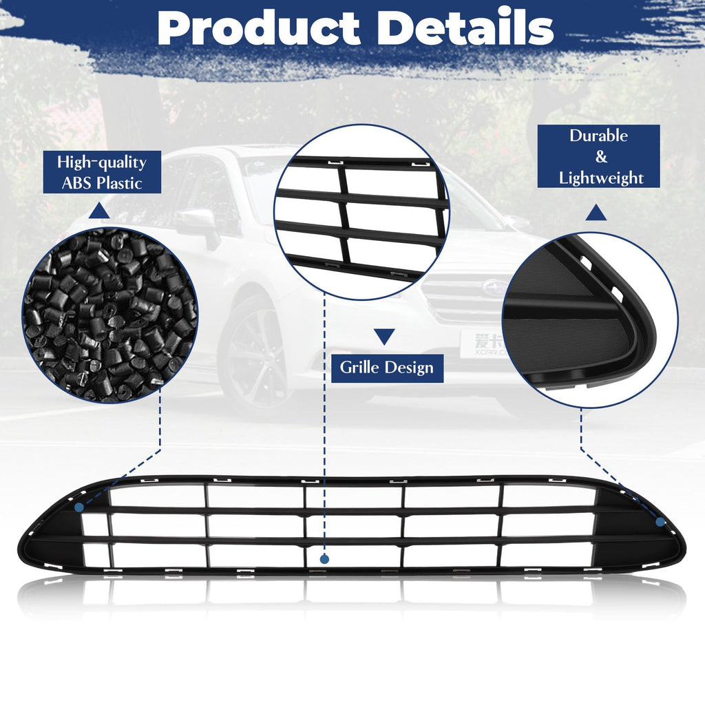 Front Bumper Lower Grille Compatible with Subaru Legacy 2015 2016 2017
