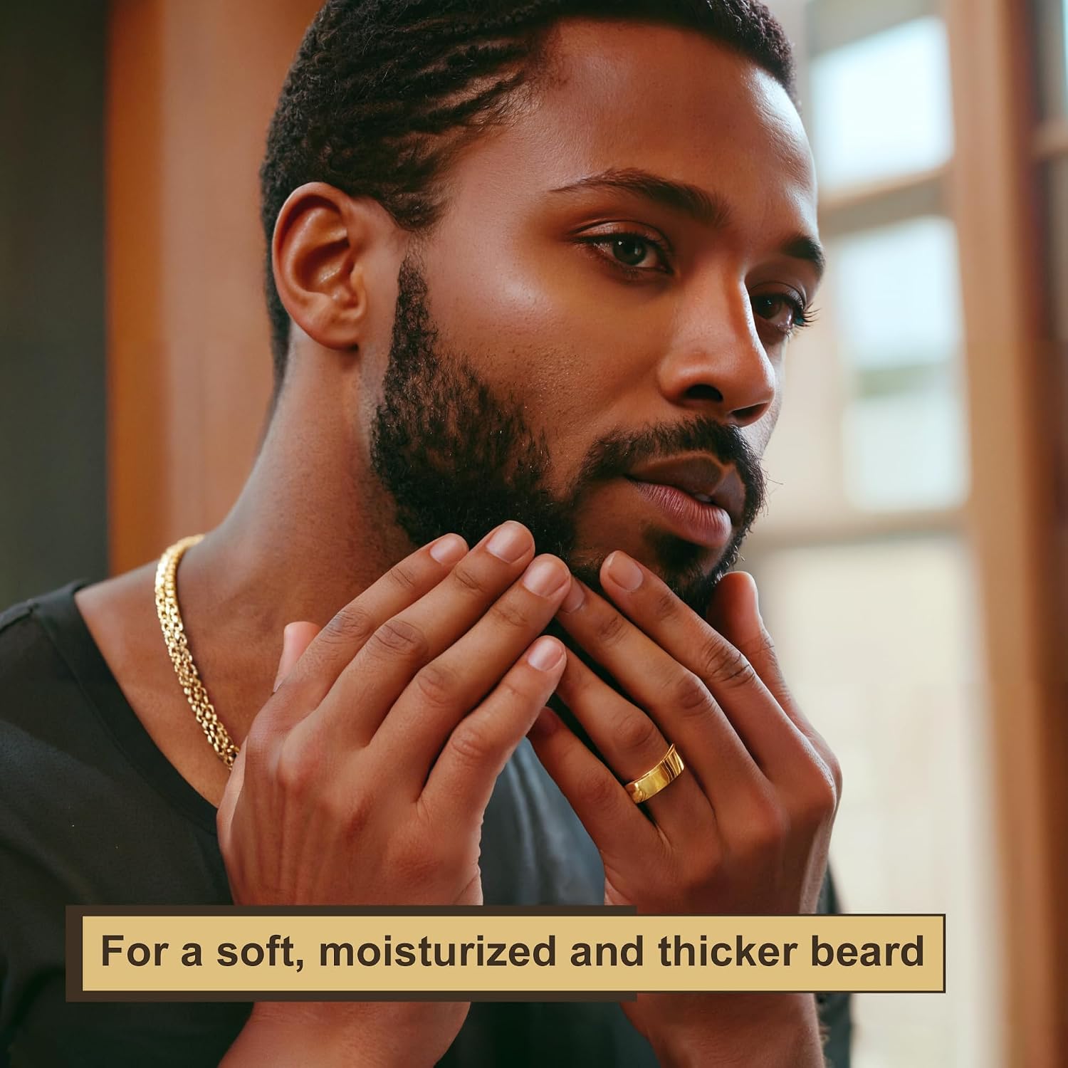 Beard Kit for Black Men: Premium Beard Care Kit w/Balm, Oil & Vitamin Spray | GIFTS FOR MEN | ALL NATURAL INGREDIENTS
