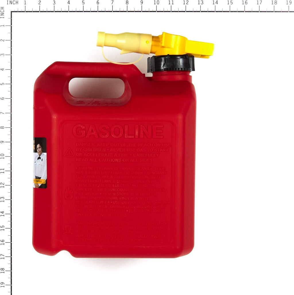 No Spill 1405 2.5 Gallon Gasoline Gas Can