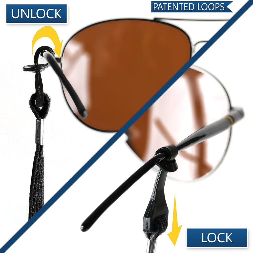 Eye Glasses String Holder Straps - Sports Sunglasses Strap for Men Women - Eyeglass Holders Around Neck - Glasses