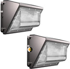 Lightdot 2 Pack 150W LED Wall Pack Lights, Outside LED Exterior Light