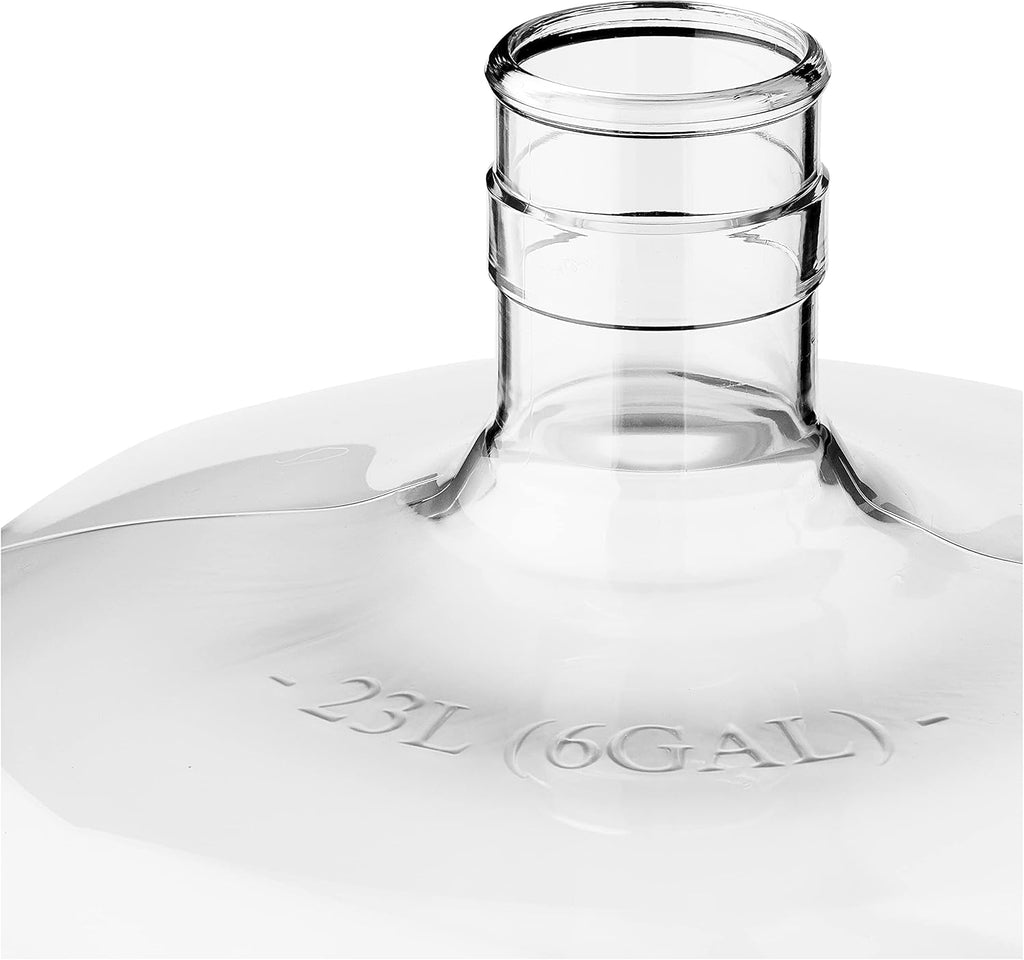 6 Gallon Carboy (PET) | Clear Plastic Fermenter & Fermentation Jar | Food Grade BPA-Free Wine Carboy 6 Gallon for