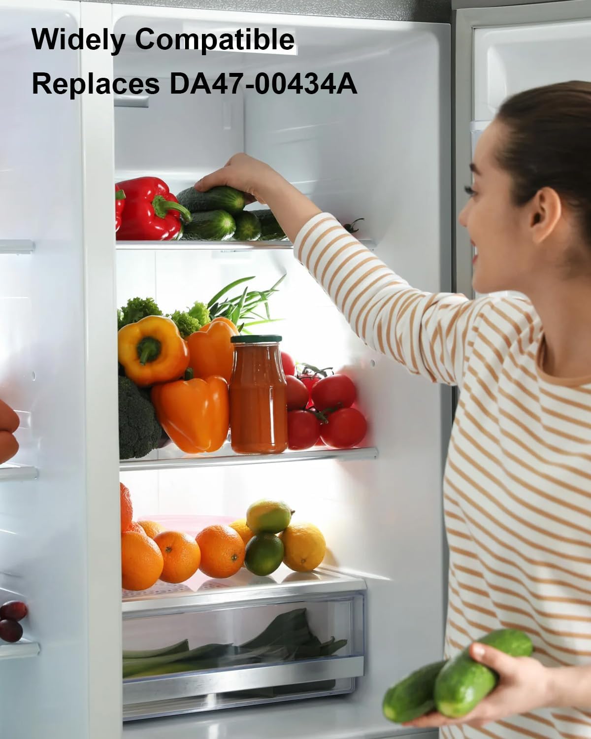 DA47-00434A Refrigerator Defrost Heater Assembly Compatible with Samsung