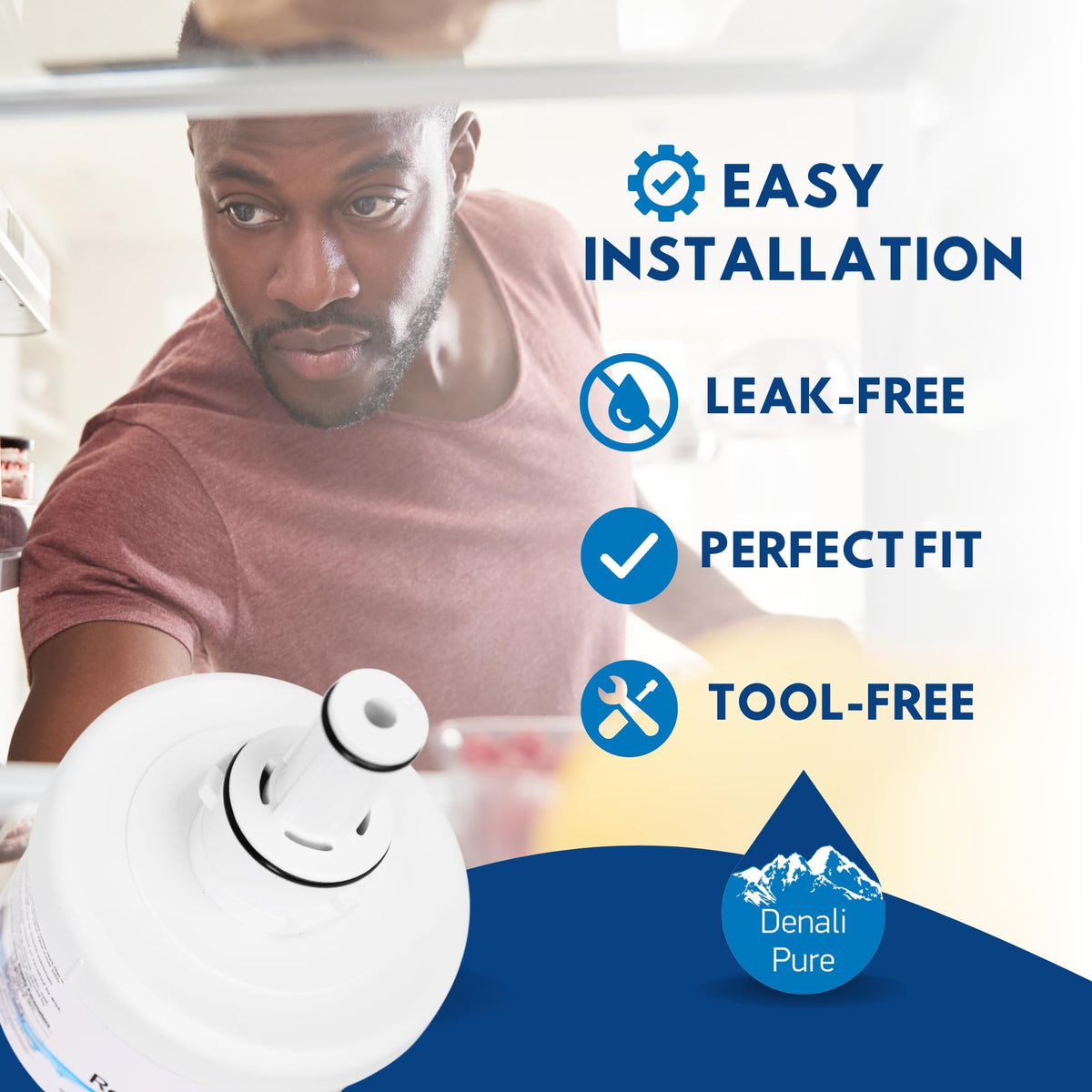 3-Pack Replacement for Samsung RF267ABBP Refrigerator Water Filter