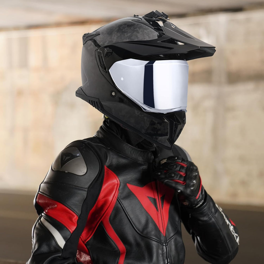 Helmet Visor for Sedici Duale/SEDICI Forged Helmets Replacement | Impact Resistant,UV400 Protection,Helmet Visor for