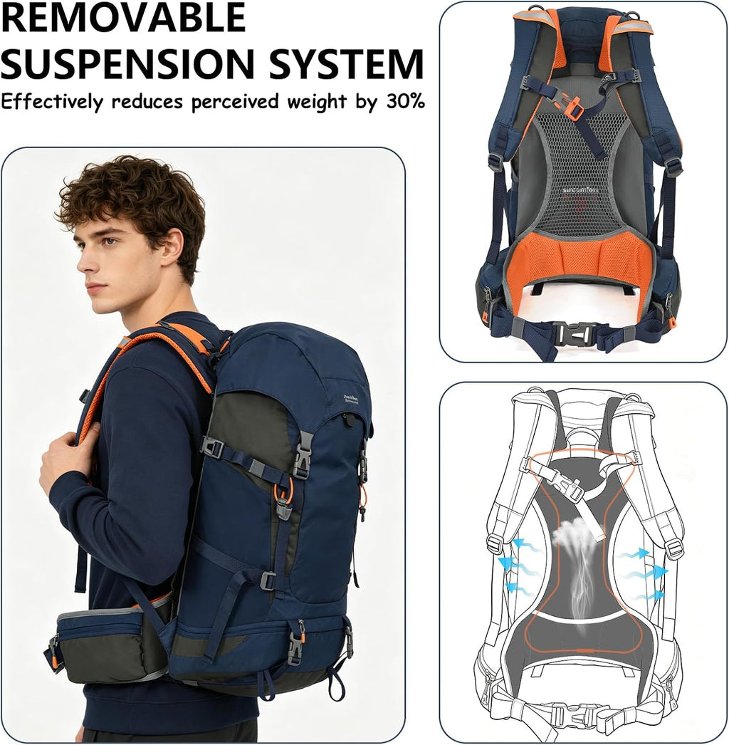 35L Hiking Backpack for Women men,Waterproof Camping Backpacking Backpack ﻿ | Outdoor Backpack Hiking for