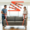 2-Pack Heavy Duty Furniture Moving Straps, 660LBS Adjustable PP Lifting Bands, Ergonomic Portable Carrying Belts for