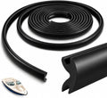 TPE Boat Rub Rail Insert, Black, 50.85 FT x 3/4 x 3/8 Inch