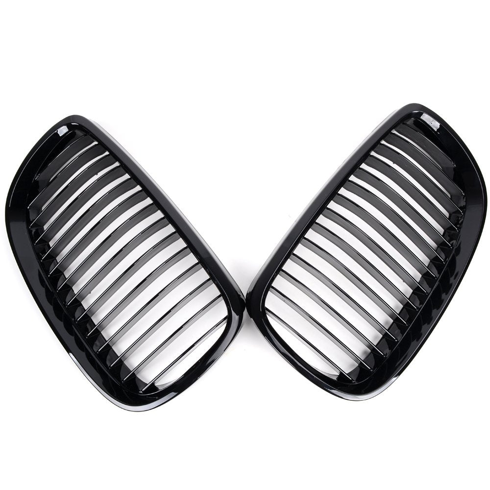 NAAMOTOMOX Glossy Black Front Kidney Grille for 2007-2010 BMW E92 E93 M3