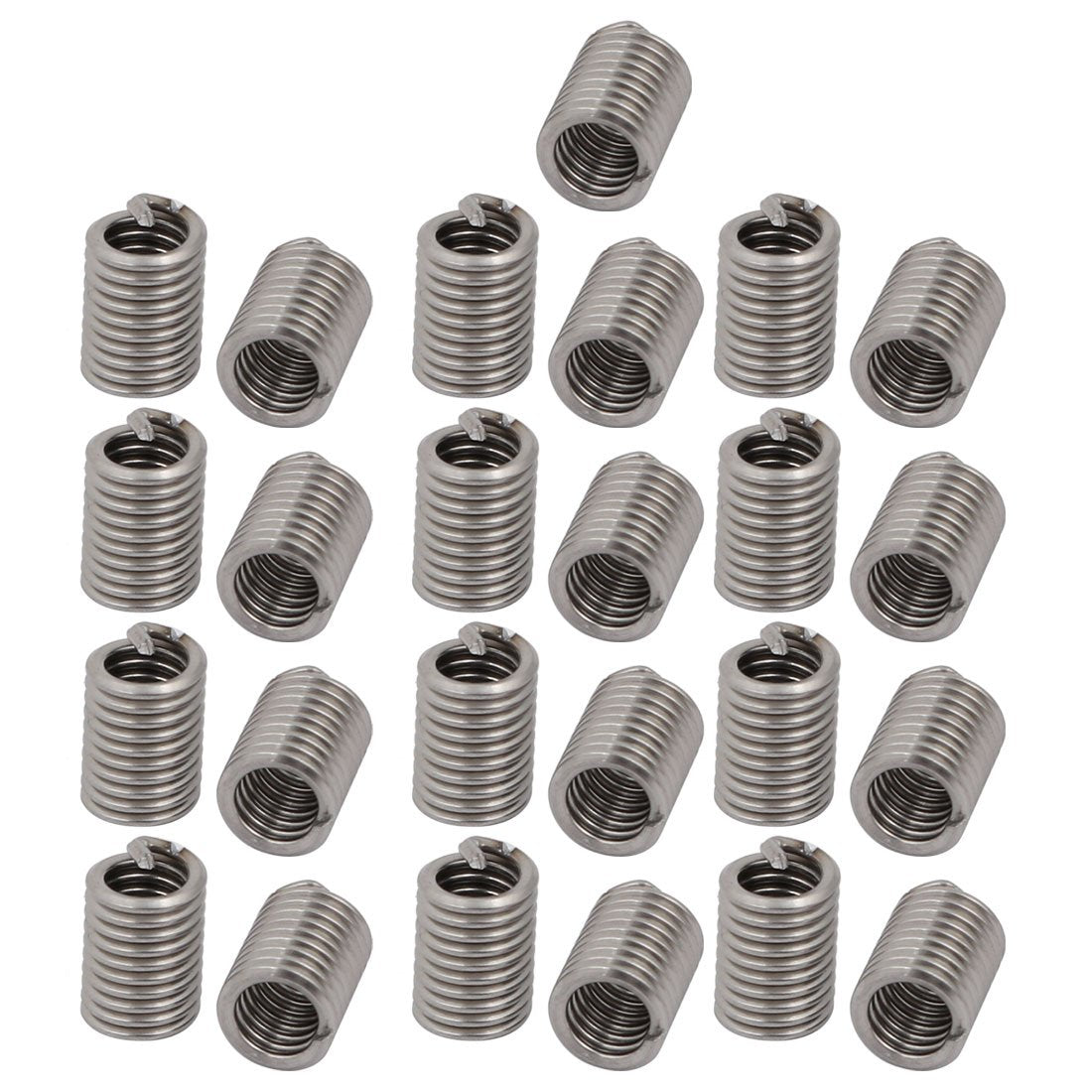 uxcell #10-24x0.475 304 Stainless Steel Helical Coil Wire Thread Insert 25pcs