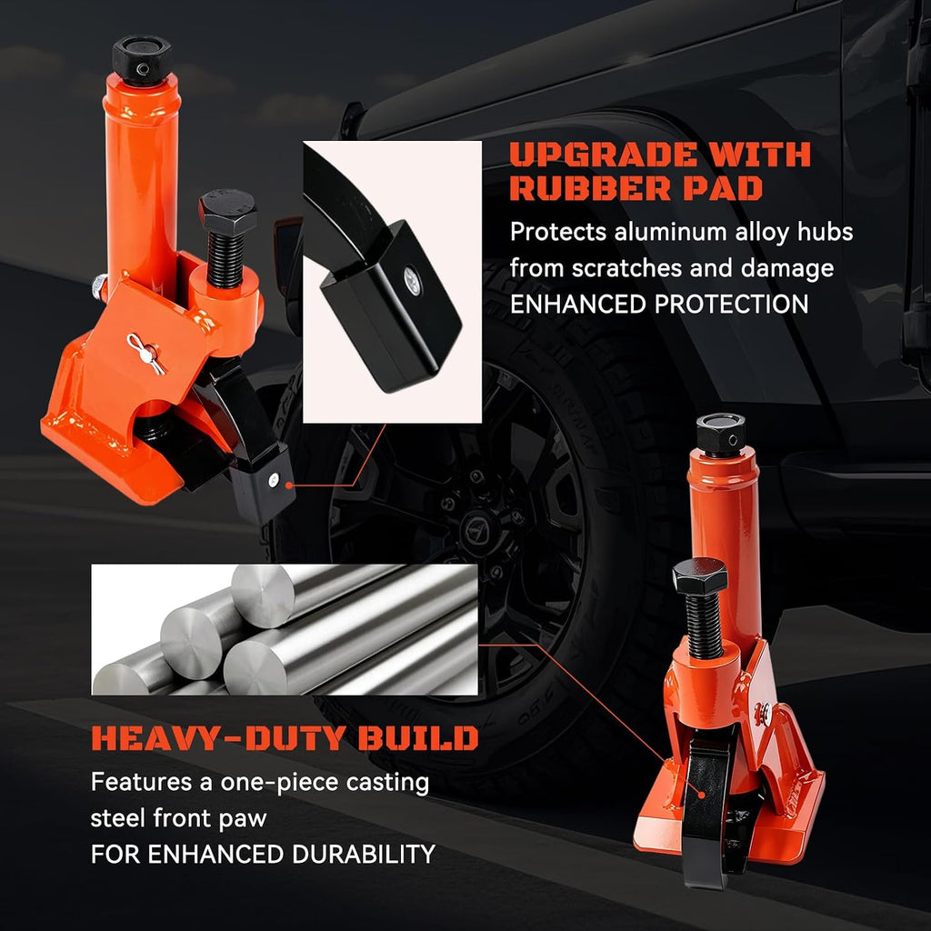 Manual Tire Bead Breaker Tool with Rubber Pad for 38–42 Inch Tires