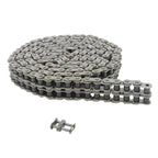 TINVHY 60-2Double Strand Duplex Roller Chain 10Ft Kit with Connecting Links