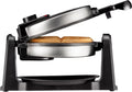 Rotating Belgian Waffle Maker, 180° Flip Iron w/ Non-Stick Plates, Adjustable Timer, Locking Lid, & Drip Plate, Space