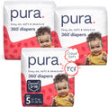 360° Stretch Diaper Pants Size 5 (27-38 lbs) 57 Diapers