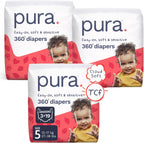 360° Stretch Diaper Pants Size 5 (27-38 lbs) 57 Diapers