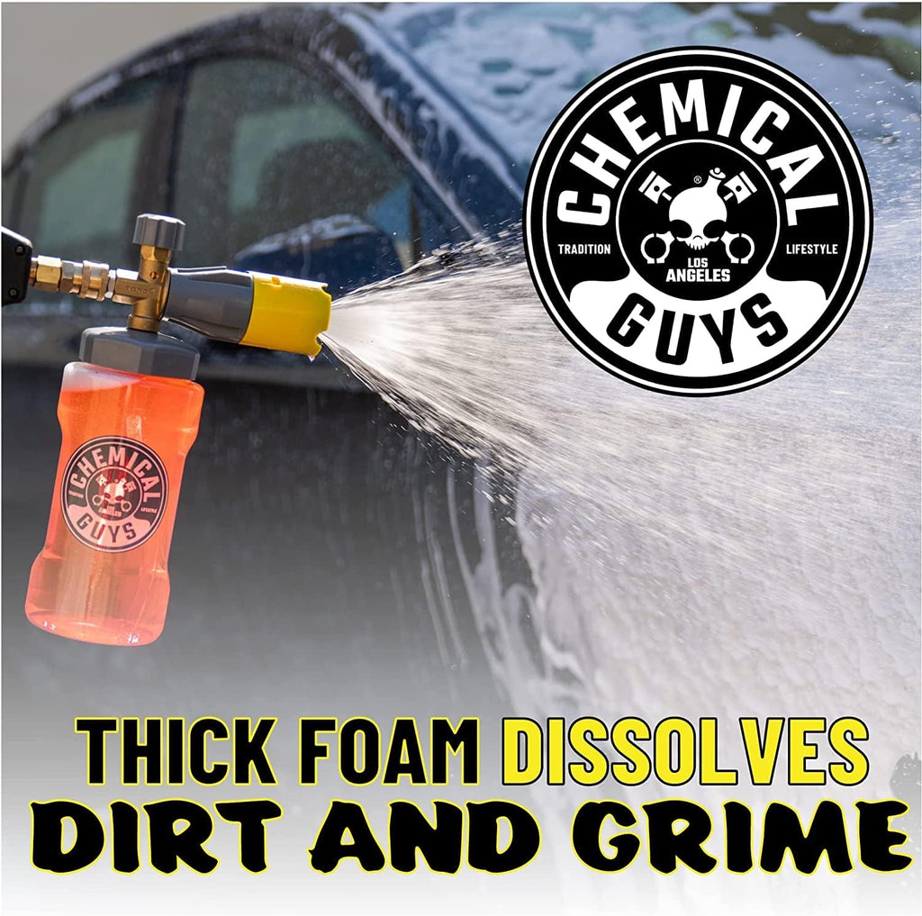 Big Mouth Foam Cannon & Blueberry Snow Foam Wash Soap Kit | Pressure-washer foam cannon paired with blueberry snow