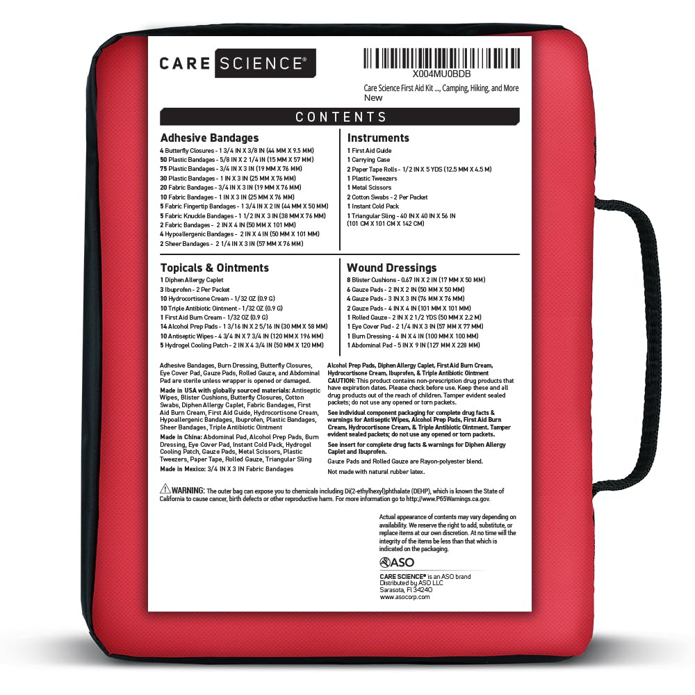 First Aid Kit All Purpose, Everyday Essentials, 300 Pieces