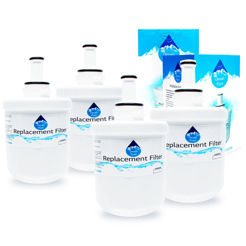 4-Pack Replacement for Samsung RS277ACBP Refrigerator Water Filter