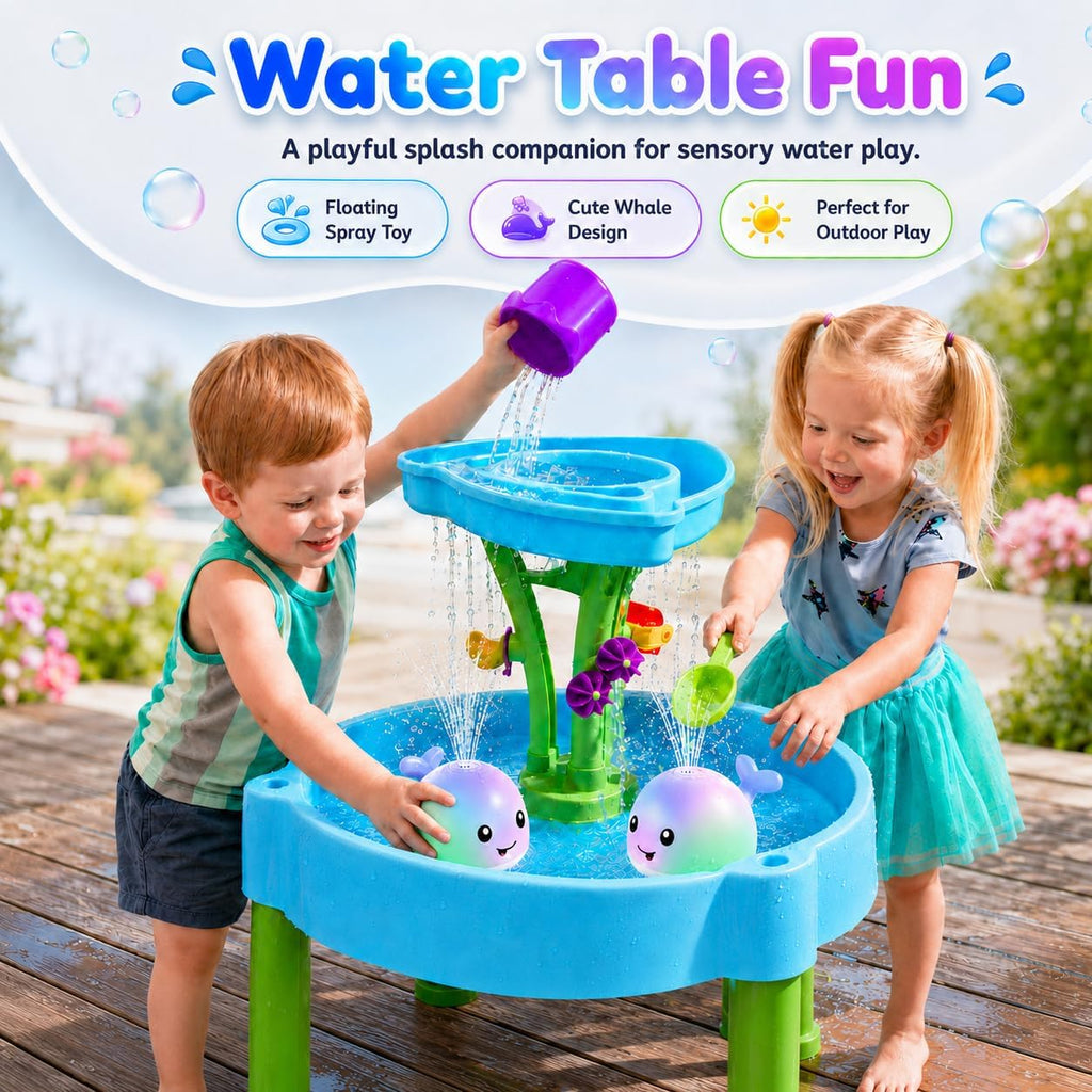Baby Bath Toys, Pool Water Toys for Babies, Toddler Bath Toys for Kids Ages 1-3, 1 Year Old Boy Girl Gift Light Up