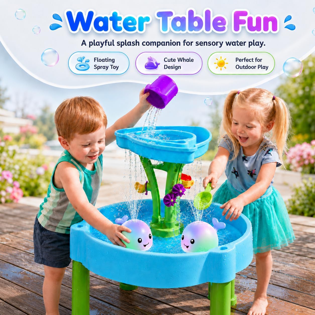 Baby Bath Toys, Pool Water Toys for Babies, Toddler Bath Toys for Kids Ages 1-3, 1 Year Old Boy Girl Gift Light Up
