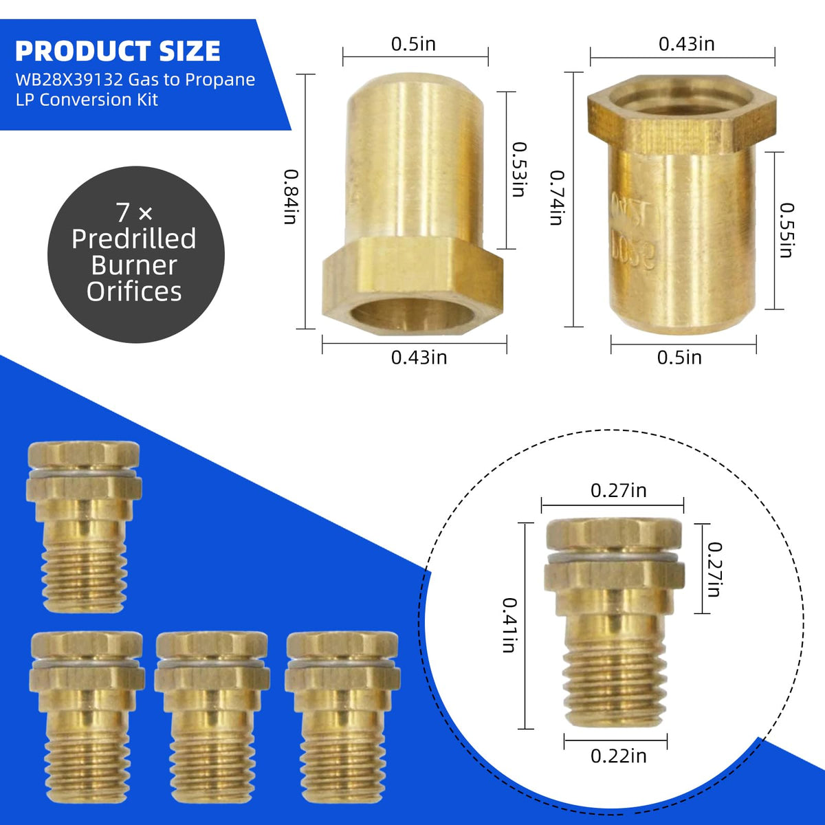 WB28X39132 WB28X24757 for Kenmore GE Appliance Lp Conversion Kit Gas Range Liquid Propane Conversion Kit Model Specific Not