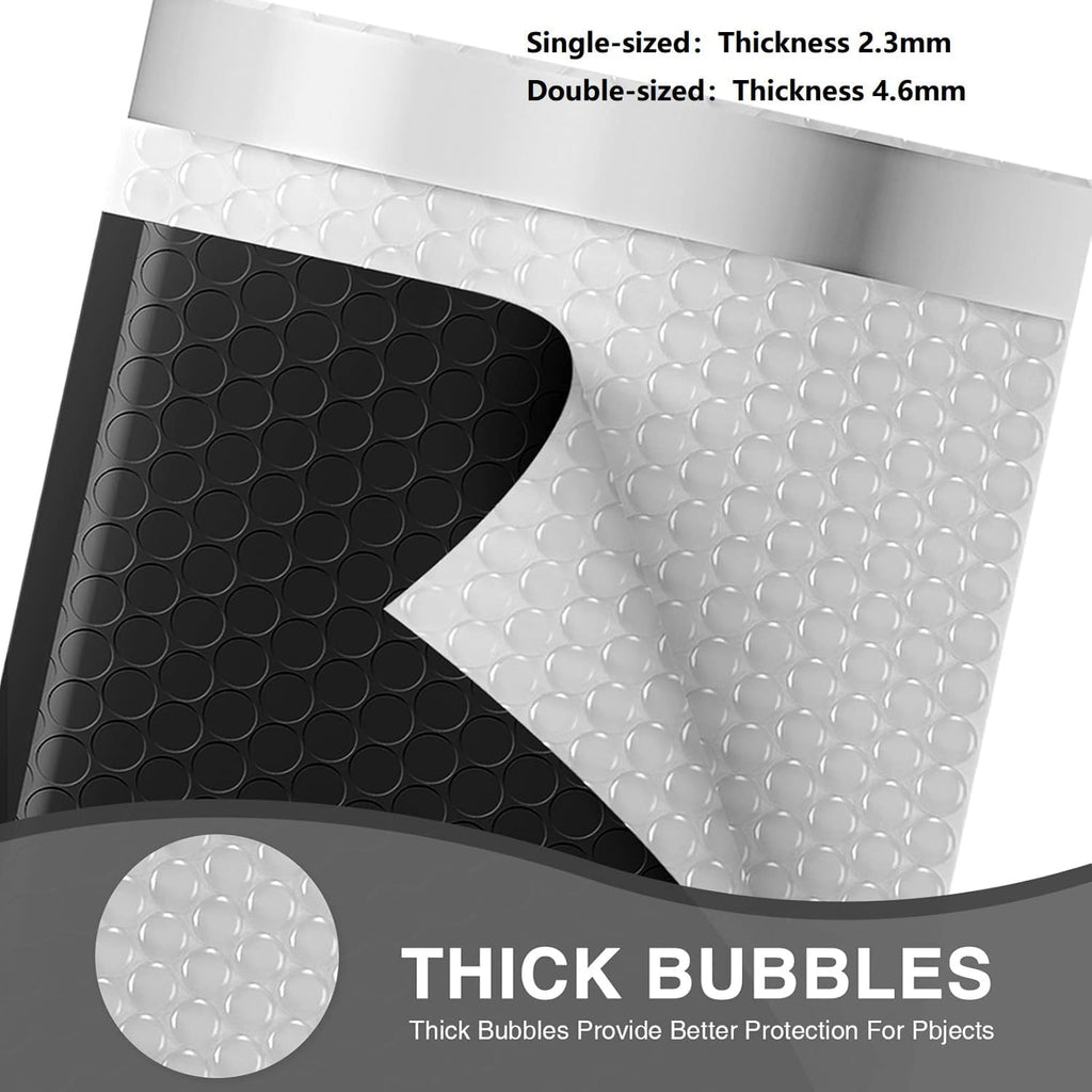 Bubble Mailers 6x10 Inch 100 Pack Black Opaque Padded Envelopes