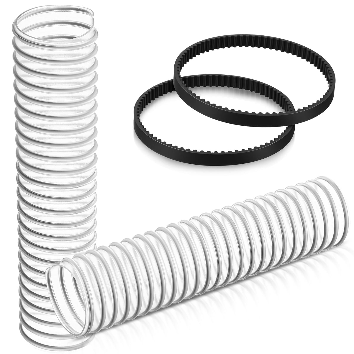 Lower Duct Hose with Replacement Belts, Compatible with Shark NV752