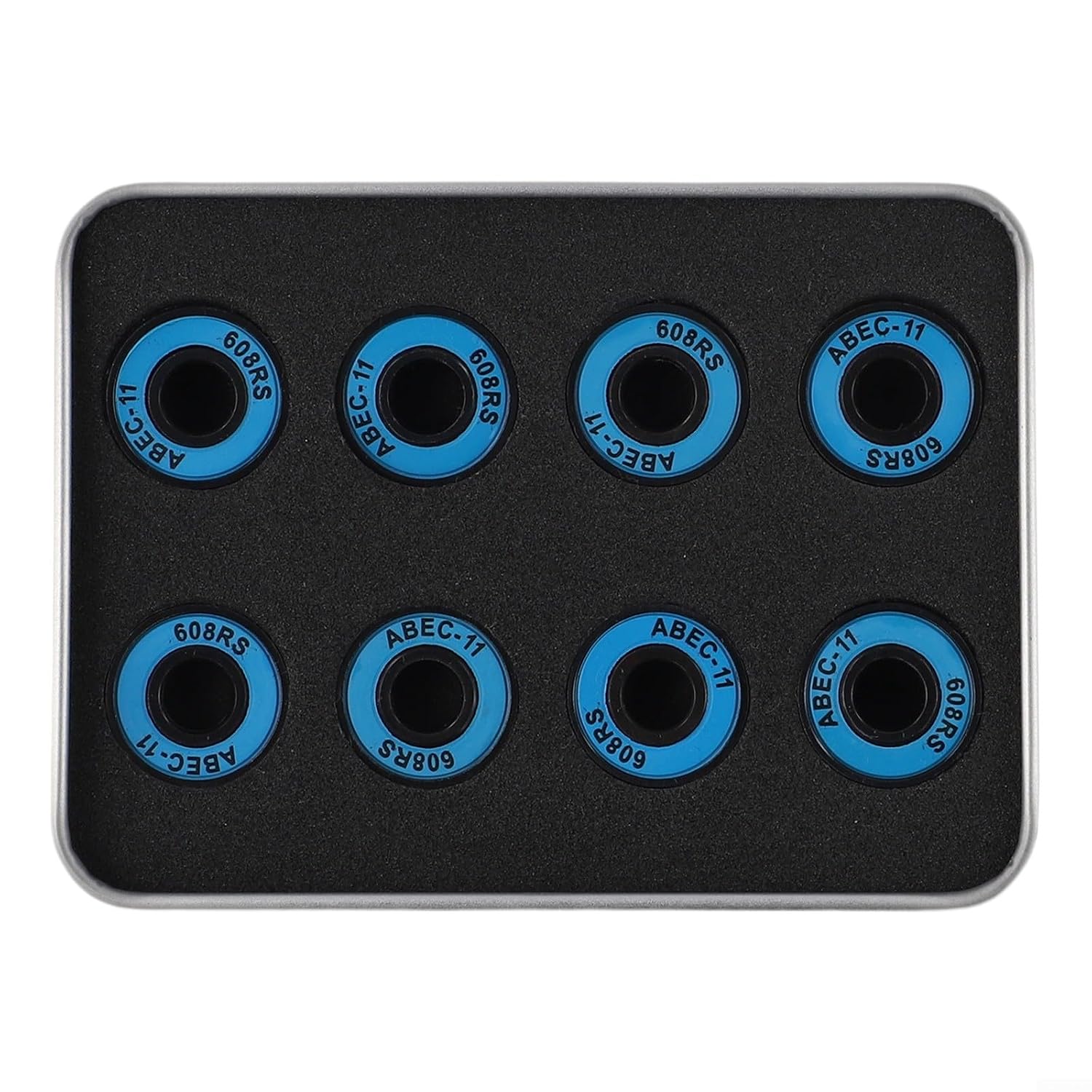 Skateboard Bearings, ABEC-11 608RS, Carbon Steel, Rubber Shield, Skateboards, Longboards, Roller Skates, Kick