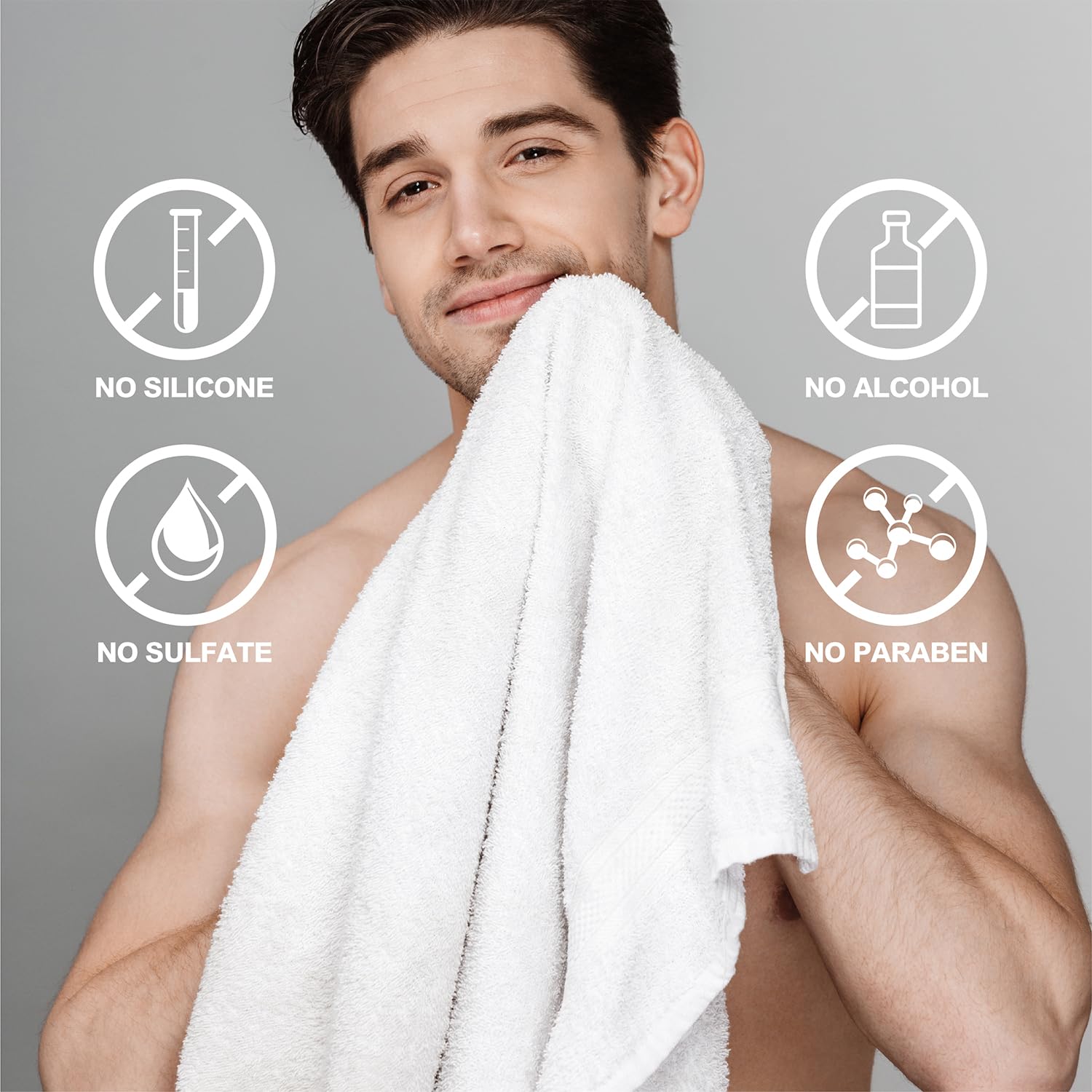 Gift Baskets for Men Bath Set Citrus Scented Mens Gift Sets with Face Wash, Shower Gel, Body Lotion, Bubble Bath