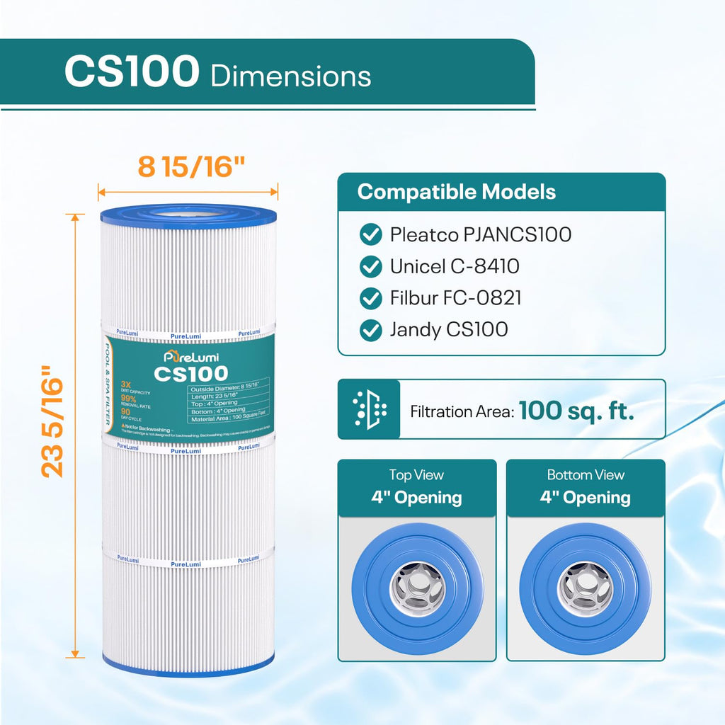 CS100 Pool Filter Replaces Jandy CS100, R0462200