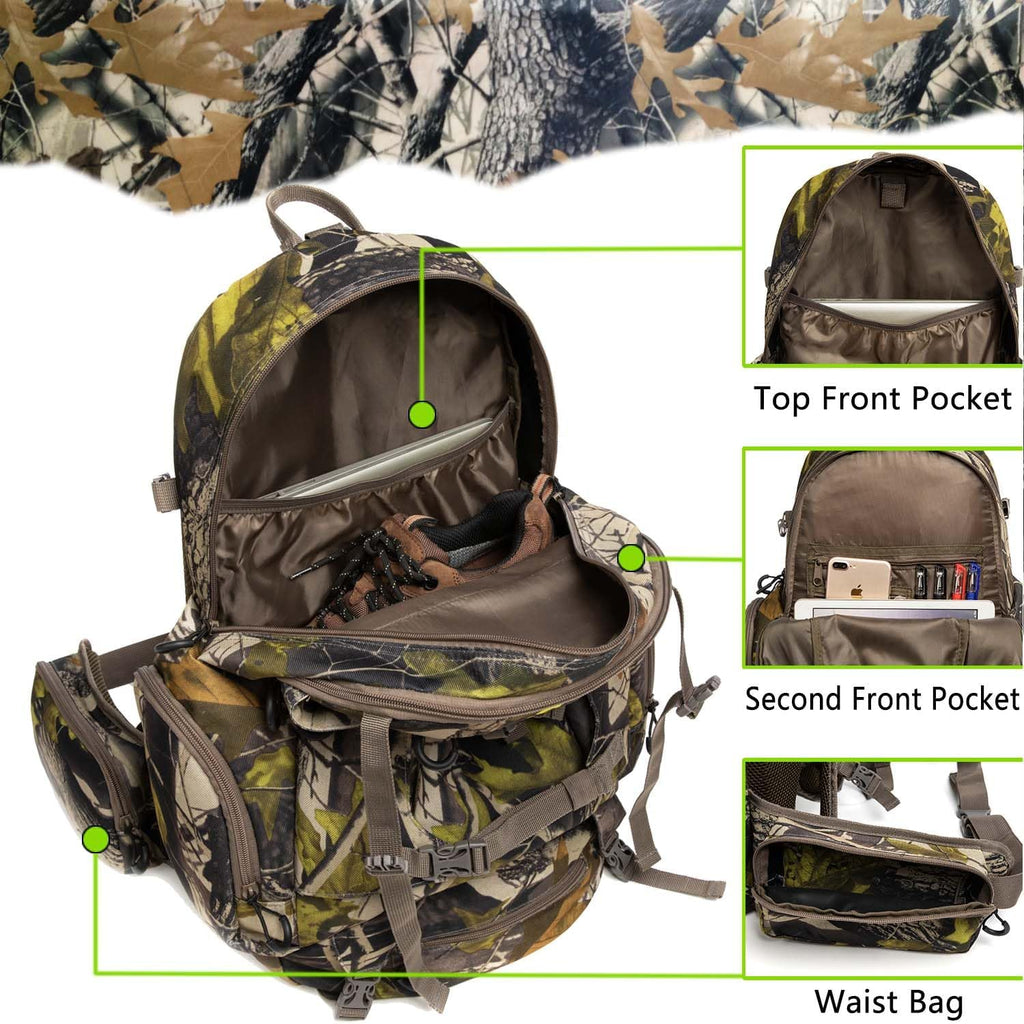 Hunting Backpack Outdoor Gear Hunting Daypack. | Durable Large Capacity Hunting with Rain Cover