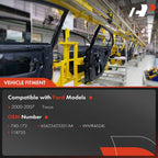 A-Premium Manual Window Regulator Front Driver Side Compatible with Ford