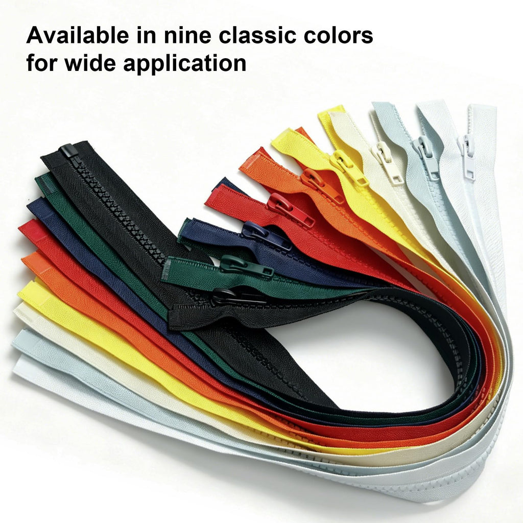 Yellow #5 Separating Jacket Zipper: 3 Pcs 21inch Plastic Zipper Replacement
