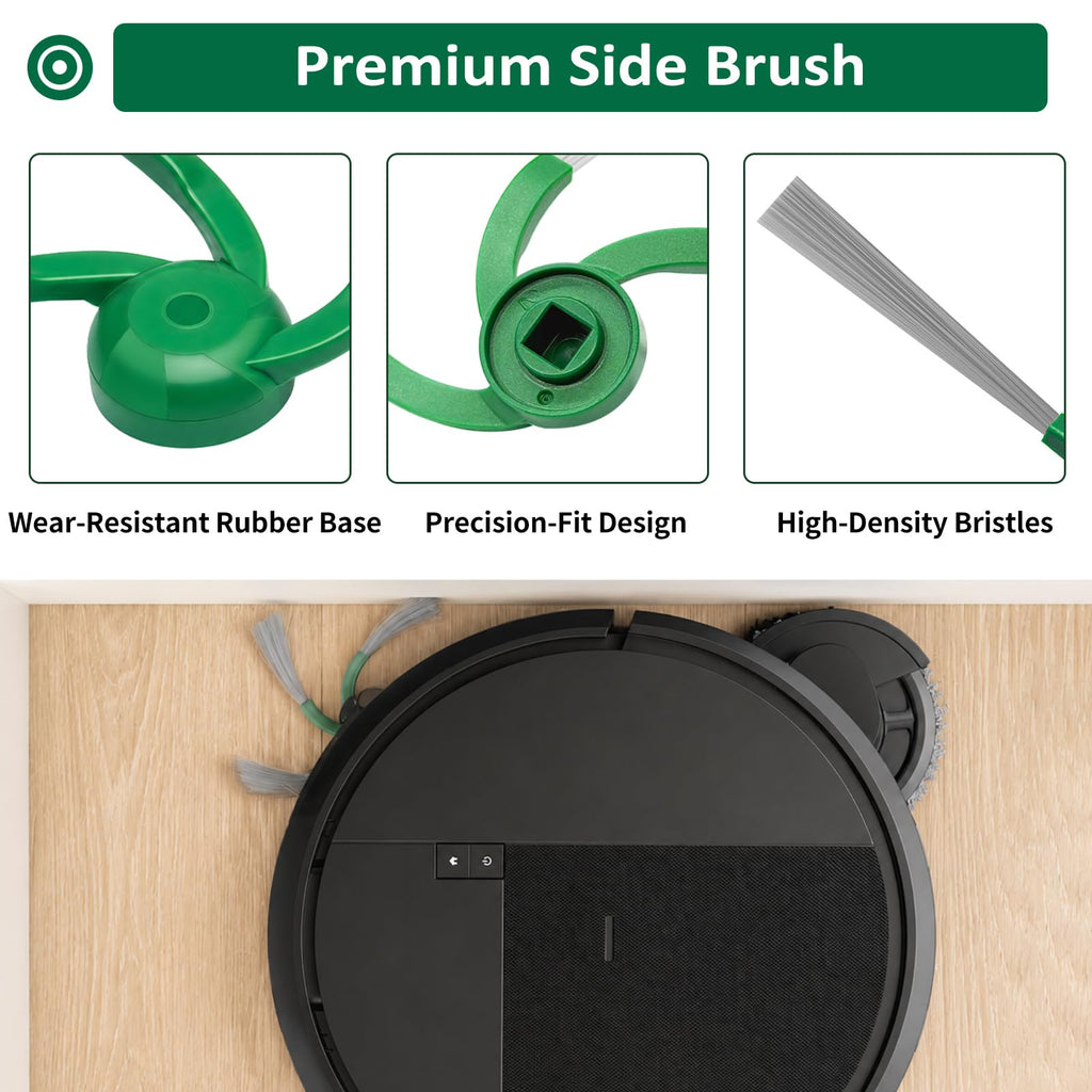 Side Brushes for iRobot Roomba 415X/Plus 415 Combo/Plus 516 Combo, 6-Pack