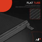 A-Premium Air Conditioning Condenser Compatible with Audi