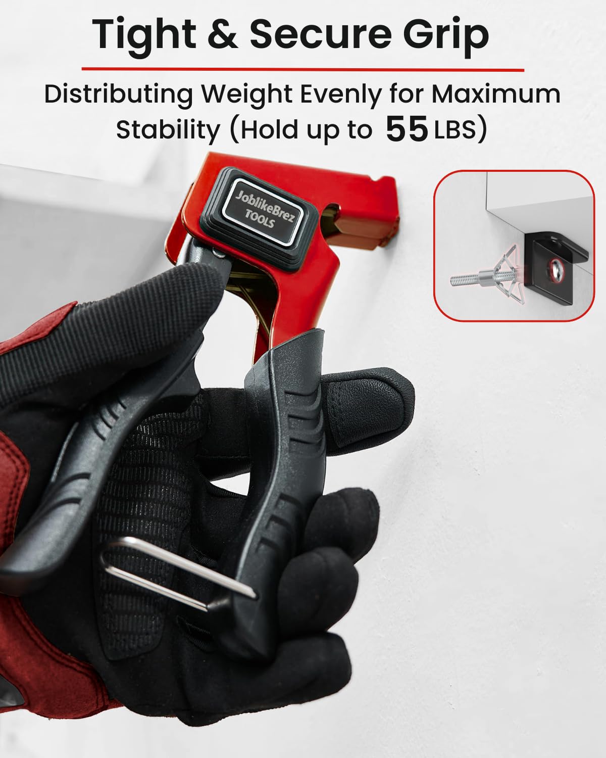Molly Bolts for Drywall Plaster Walls (0.12"-1.28"), 34 PCS in 3 Sizes, Heavy Duty Hollow Wall Anchors with Setting