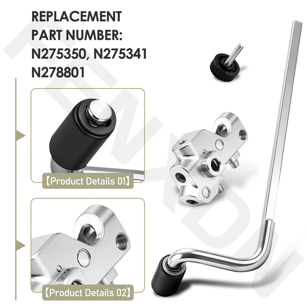 N275350 Block Assembly & N275341 Depth Guide & N278801 Knob for Dewalt