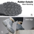 Men's Steel Toe Work Boots, Puncture Resistant, Mid-Ankle