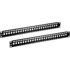 TRENDnet 24-Port Blank Keystone 1U Patch Panels, TC-KP24/2